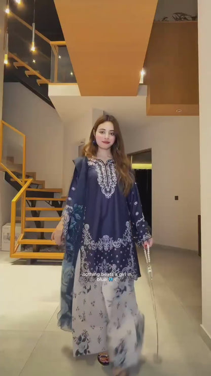 IZNIK 🌸
✨ Luxury Silk 3PC Suit