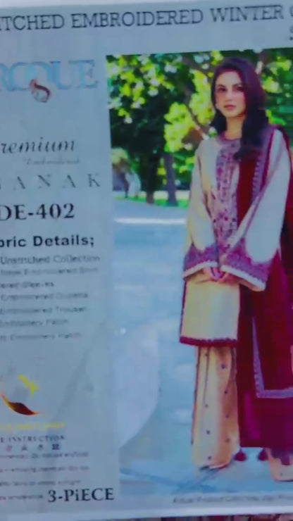 BAROQUE Winter 3PC – Premium Air-Jet Dhanak