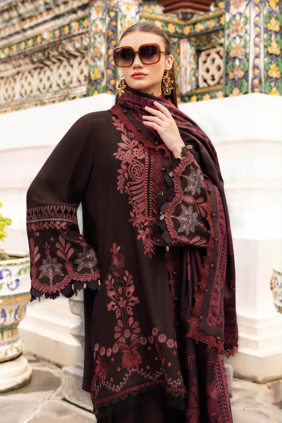MARIA B Premium | 3PC Emb Suit
Premium Air-Jet Dhanak