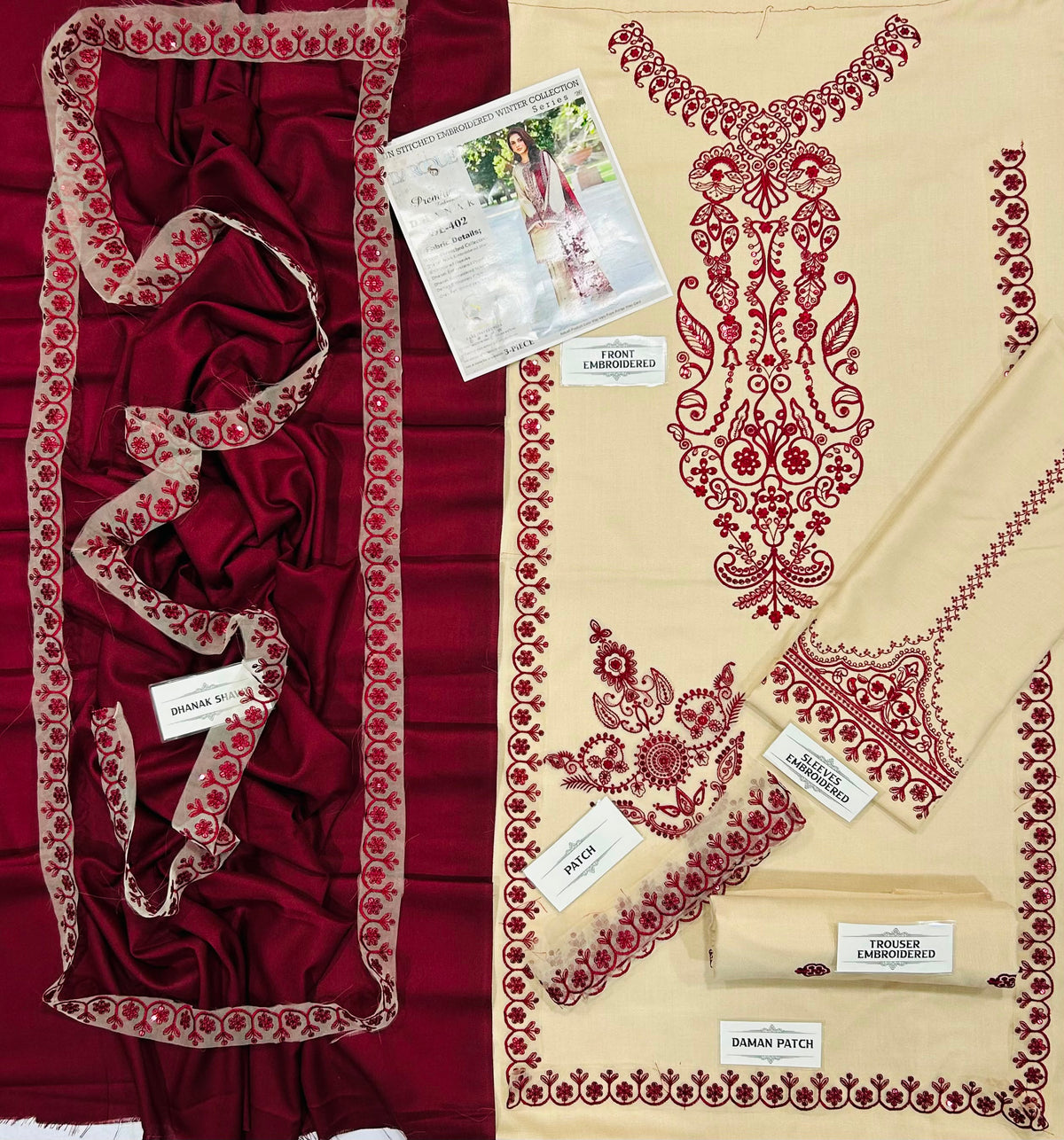 BAROQUE Winter 3PC – Premium Air-Jet Dhanak
