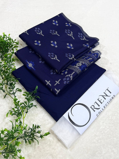✨ ORIENT 💯 Original 3PC Printed Dhanak Collection ✨