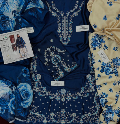 IZNIK 🌸
✨ Luxury Silk 3PC Suit