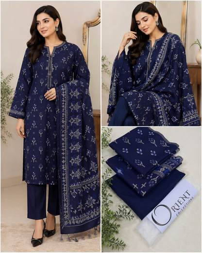 ✨ ORIENT 💯 Original 3PC Printed Dhanak Collection ✨