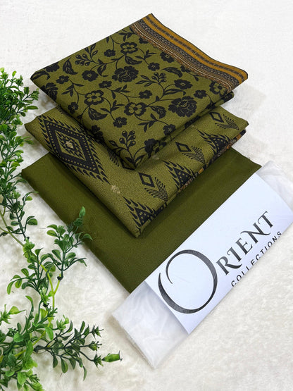 ✨ ORIENT 💯 Original 3PC Printed Dhanak Collection ✨