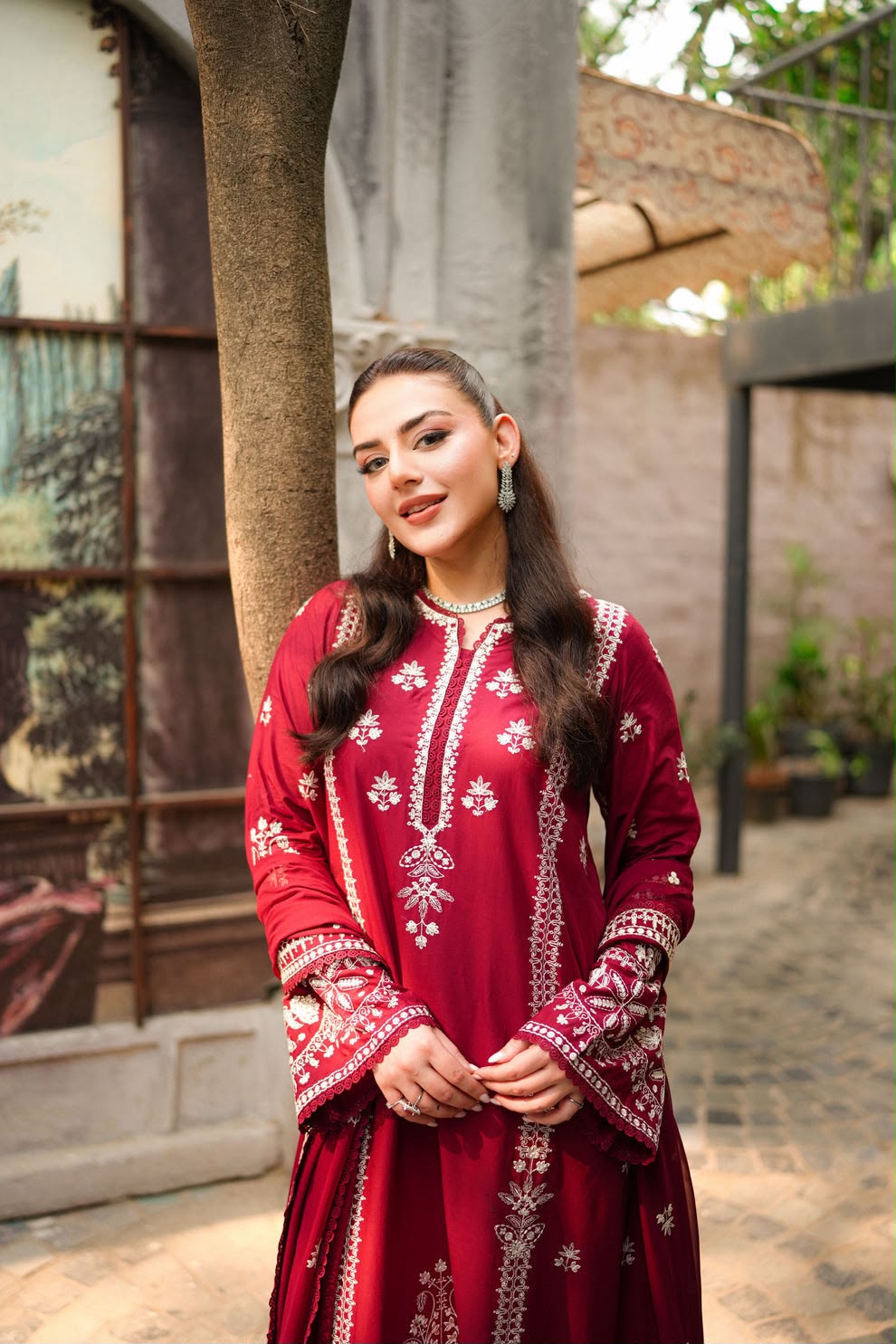 ANEELAS Premium Winter
Heavy Embroidered Dhanak fabric