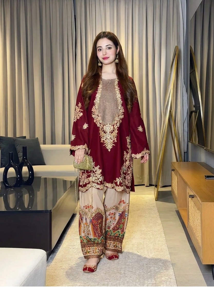 ✨ Ethnic Wear D#435 | Premium Silk 2PC ✨