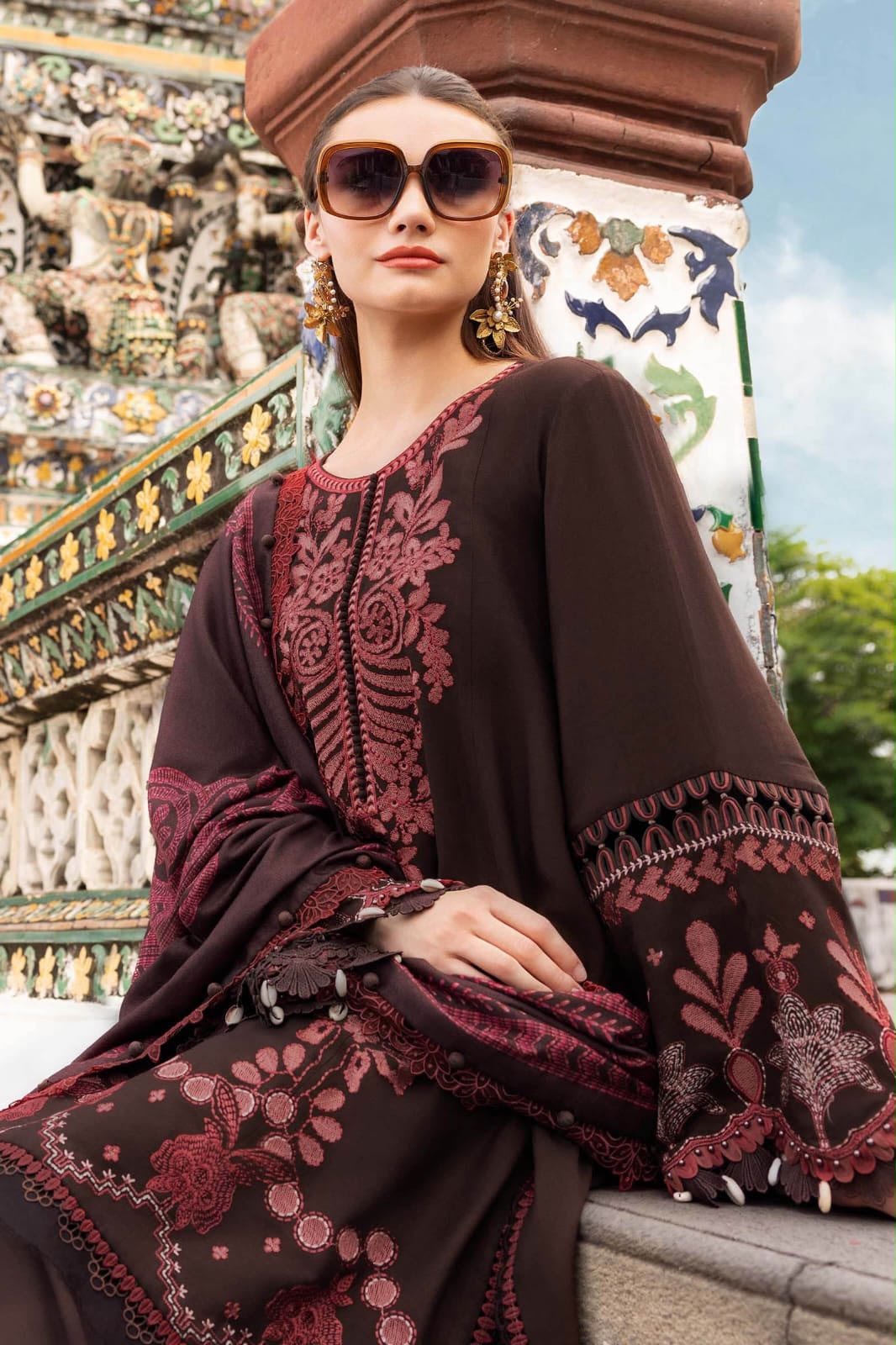 MARIA B Premium | 3PC Emb Suit
Premium Air-Jet Dhanak