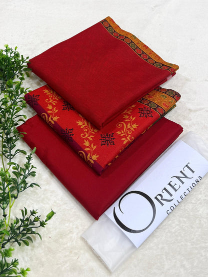 ✨ ORIENT 💯 Original 3PC Printed Dhanak Collection ✨